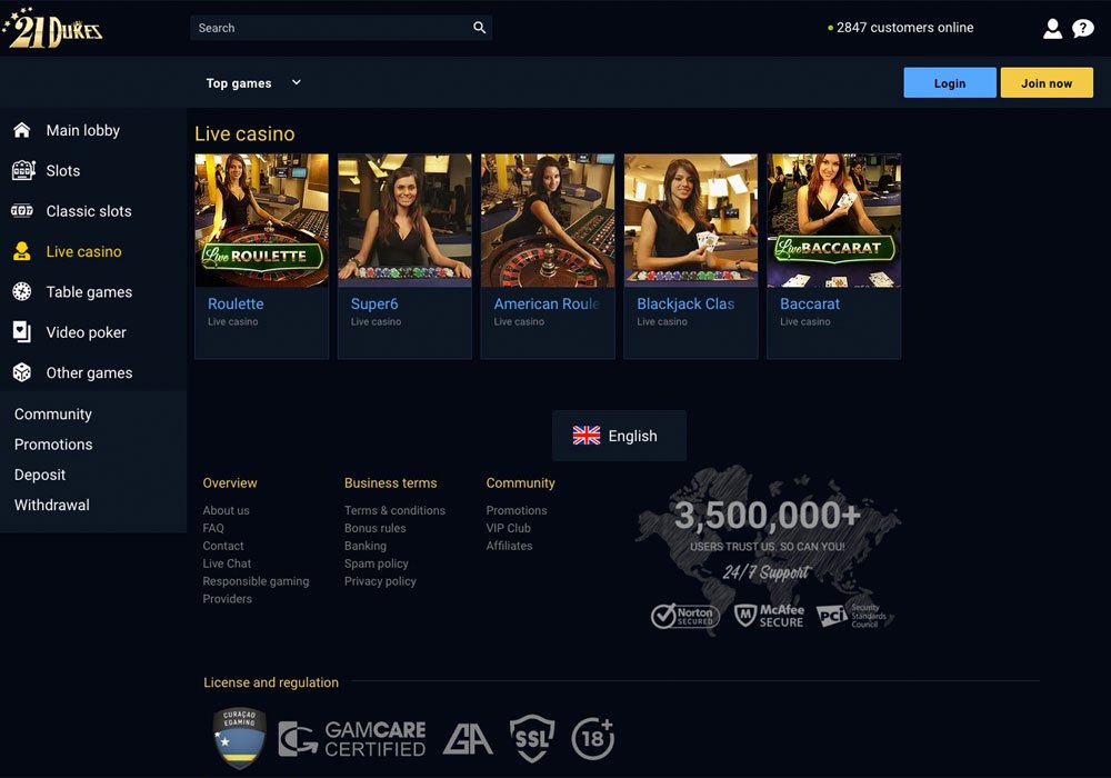 casino games online download