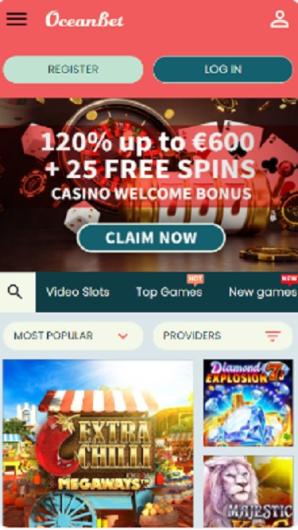 online casino Party 120 free spins no deposit