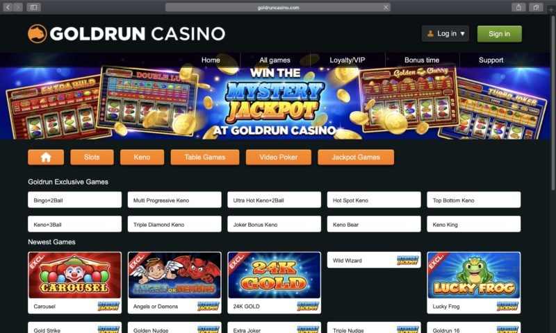 no deposit bonus casino list 2020