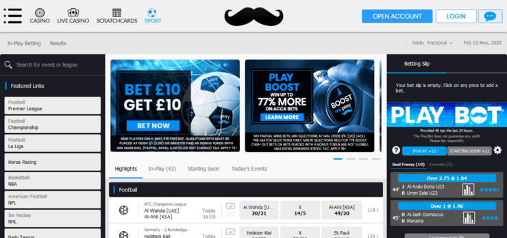 free William Hill 20 spins no deposit