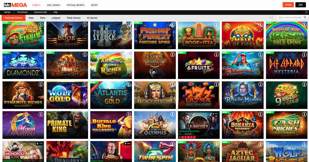 online casino games