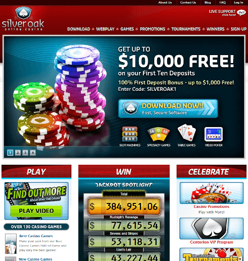 Silver Oak casino online