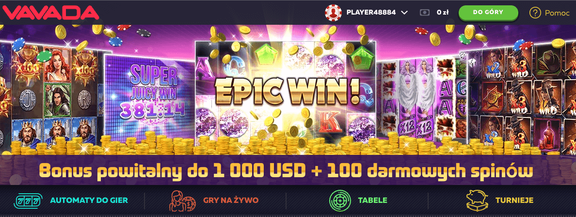 Vavada casino bonus