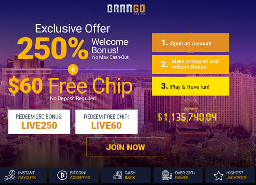 best online casino bonus no deposit