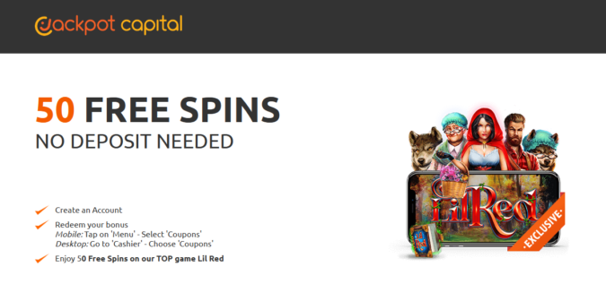 casino Lucky Nugget 50 free spins no deposit bonus