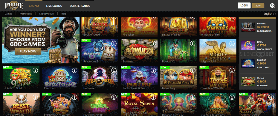 online casino games on net