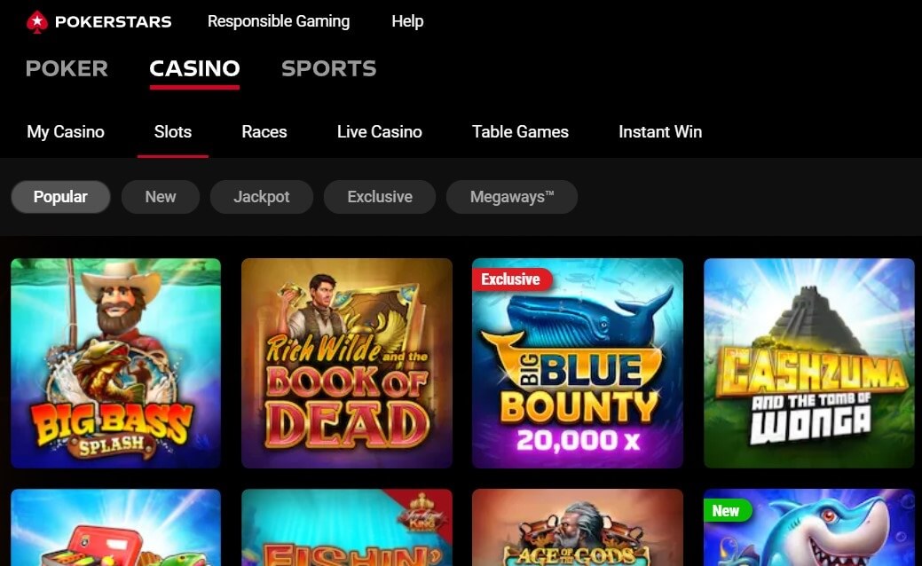 casino table games online