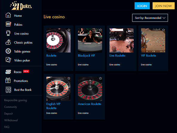 e games casino online