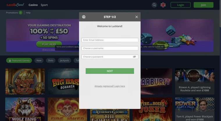 casino betway $100 free spins