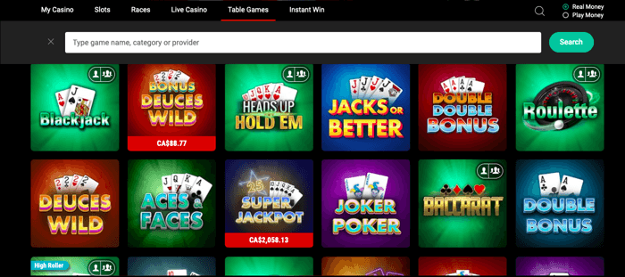 play online all american poker 50 hand